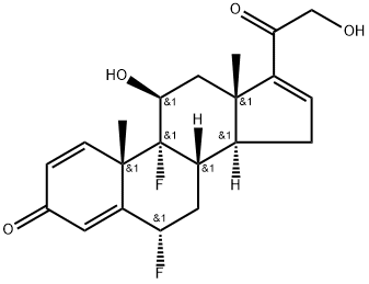 Difluprednate Impurity 11 구조식 이미지