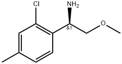 (1R)-1-(2-chloro-4-methylphenyl)-2-methoxyethanamine Structure