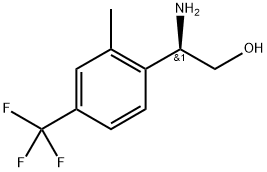 (2R)-2-amino-2-[2-methyl-4-(trifluoromethyl)phenyl]ethan-1-ol 구조식 이미지