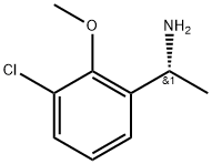 (R)-1-(3-chloro-2-methoxyphenyl)ethan-1-amine Structure