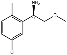 (R)-1-(5-chloro-2-methylphenyl)-2-methoxyethanamine Structure