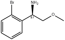 Benzenemethanamine, 2-bromo-α-(methoxymethyl)-, (αR)- Structure