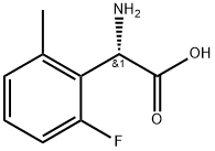 (2S)-2-amino-2-(2-fluoro-6-methylphenyl)acetic acid Structure