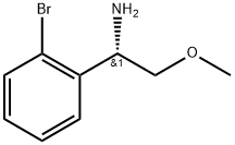 1-(2-bromophenyl)-2-methoxyethanamine 구조식 이미지