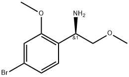 (R)-1-(4-bromo-2-methoxyphenyl)-2-methoxyethanamine Structure