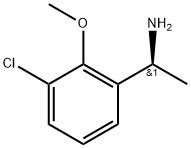 Benzenemethanamine, 3-chloro-2-methoxy-α-methyl-, (αS)- 구조식 이미지