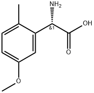 (2S)-2-amino-2-(5-methoxy-2-methylphenyl)acetic acid Structure