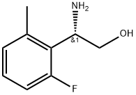 (2S)-2-amino-2-(2-fluoro-6-methylphenyl)ethan-1-ol Structure