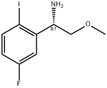 (1S)-1-(5-fluoro-2-iodophenyl)-2-methoxyethanamine 구조식 이미지