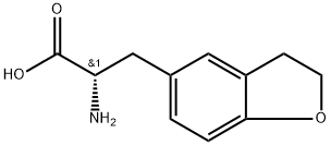 5-Benzofuranpropanoic acid, α-amino-2,3-dihydro-, (αS)- Structure