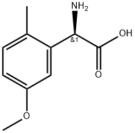 (2R)-2-amino-2-(5-methoxy-2-methylphenyl)acetic acid Structure