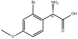 (2S)-2-amino-2-(2-bromo-4-methoxyphenyl)acetic acid Structure