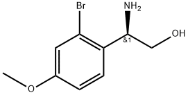 (2R)-2-amino-2-(2-bromo-4-methoxyphenyl)ethan-1-ol Structure