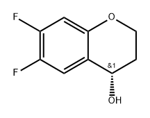 (S)-6,7-difluorochroman-4-ol Structure