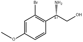 (2S)-2-amino-2-(2-bromo-4-methoxyphenyl)ethan-1-ol Structure