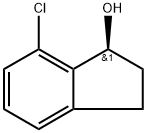 (S)-7-Chloro-2,3-dihydro-1H-inden-1-ol Structure