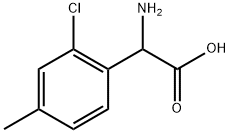 2-amino-2-(2-chloro-4-methylphenyl)acetic acid Structure