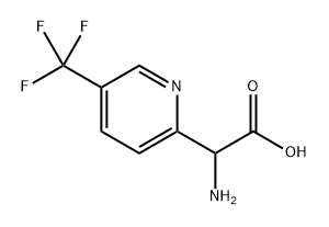 2-amino-2-[5-(trifluoromethyl)pyridin-2-yl]acetic acid 구조식 이미지