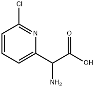 2-amino-2-(6-chloropyridin-2-yl)acetic acid Structure