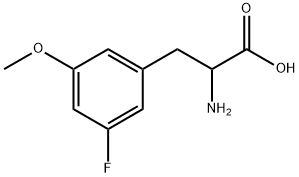 2-amino-3-(3-fluoro-5-methoxyphenyl)propanoic acid Structure