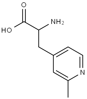 2-amino-3-(2-methylpyridin-4-yl)propanoic acid Structure