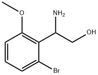2-amino-2-(2-bromo-6-methoxyphenyl)ethan-1-ol Structure