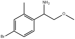 1-(4-bromo-2-methylphenyl)-2-methoxyethan-1-amine Structure