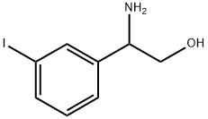 2-amino-2-(3-iodophenyl)ethan-1-ol Structure