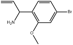 Benzenemethanamine, 4-bromo-α-ethenyl-2-methoxy- 구조식 이미지