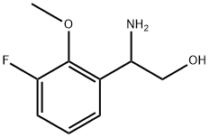 2-amino-2-(3-fluoro-2-methoxyphenyl)ethanol Structure