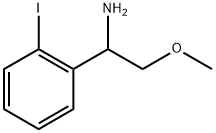 Benzenemethanamine, 2-iodo-α-(methoxymethyl)- Structure
