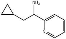 2-Pyridinemethanamine, α-(cyclopropylmethyl)- 구조식 이미지