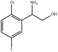 2-amino-2-(2-chloro-5-iodophenyl)ethanol Structure