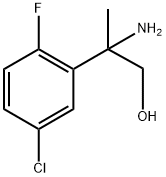 2-amino-2-(5-chloro-2-fluorophenyl)propan-1-ol Structure