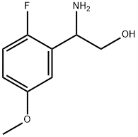 2-amino-2-(2-fluoro-5-methoxyphenyl)ethanol Structure