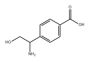 4-(1-amino-2-hydroxyethyl)benzoic acid Structure