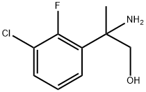 2-amino-2-(3-chloro-2-fluorophenyl)propan-1-ol Structure