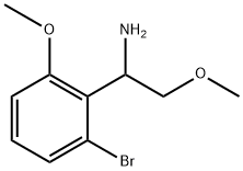 1-(2-bromo-6-methoxyphenyl)-2-methoxyethanamine 구조식 이미지