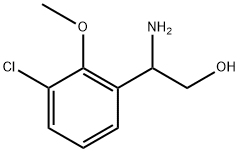 2-amino-2-(3-chloro-2-methoxyphenyl)ethanol Structure