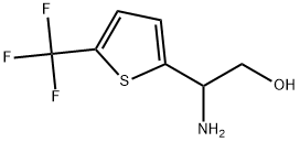 2-amino-2-(5-(trifluoromethyl)thiophen-2-yl)ethan-1-ol Structure