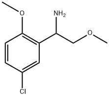 1-(5-chloro-2-methoxyphenyl)-2-methoxyethan-1-amine Structure