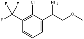1-[2-chloro-3-(trifluoromethyl)phenyl]-2-methoxyethanamine Structure