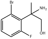 2-amino-2-(2-bromo-6-fluorophenyl)propan-1-ol Structure