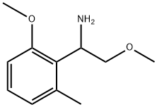 2-methoxy-1-(2-methoxy-6-methylphenyl)ethanamine Structure