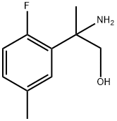 2-amino-2-(2-fluoro-5-methylphenyl)propan-1-ol 구조식 이미지