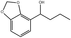 α-Propyl-1,3-benzodioxole-4-methanol Structure