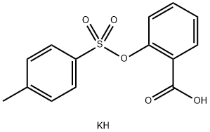 Benzoic acid, 2-[[(4-methylphenyl)sulfonyl]oxy]-, potassium salt (1:1) 구조식 이미지