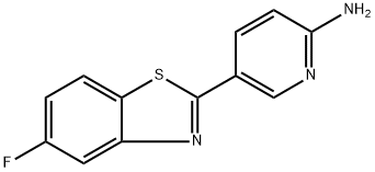 2-Pyridinamine,5-(5-fluoro-2-benzothiazolyl)- Structure