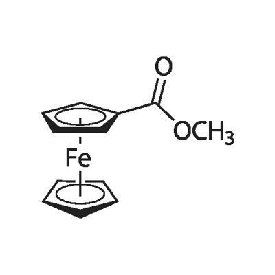 Methoxycarbonylferrocene 구조식 이미지