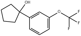 1-(3-(trifluoromethoxy)phenyl)cyclopentanol Structure